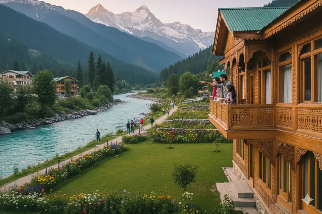 Riverside hotel in Pahalgam